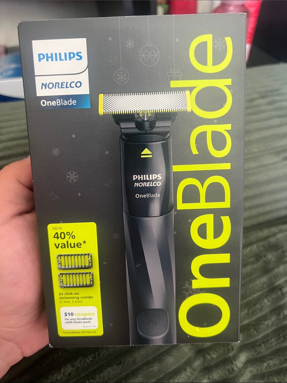 Philips Norelco OneBlade Electric Trimmer – Black